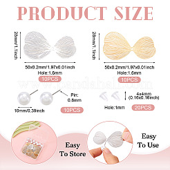 DIY Earring Making Findings Kits&nbsp;DIY-TA0011-62