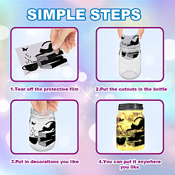 12 Style Non-Self-Adhesive Silhouette Paper&nbsp;AJEW-WH0345-0002