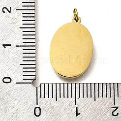 304 Stainless Steel Enamel Pendants&nbsp;STAS-R153-11G