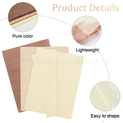 3Bags 3 Colors Rectangle Tissue Paper&nbsp;DIY-OC0010-91