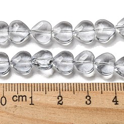 Baking Paint Transparent Glass Beads Strands&nbsp;DGLA-A08-T8mm-KD04