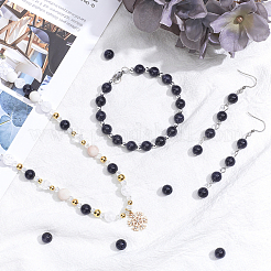 Synthetic Blue Goldstone Beads Strands&nbsp;G-AR0001-95