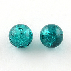Transparent Crackle Glass Beads&nbsp;CCG-R001-6mm-M