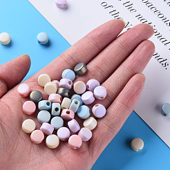 Spray Painted Acrylic Beads&nbsp;MACR-S373-05J