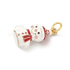Brass Enamel Pendants&nbsp;KK-H5223-04A-G