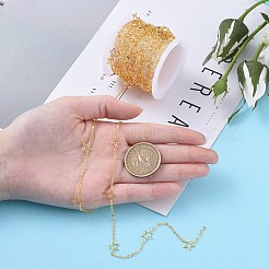 Handmade Brass Link Chains&nbsp;CHC-F010-02-G-A