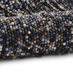 Natural Sodalite Beads Strands&nbsp;LS-G-RM2025-A19-2mm-A