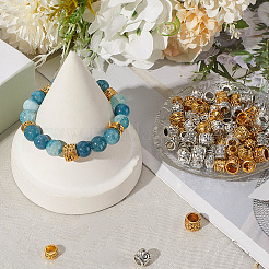 100Pcs 10 Styles Alloy European Beads&nbsp;FIND-SP0003-94