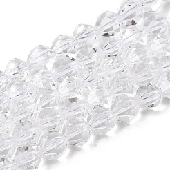 Synthetic Quartz Crystal Beads Strands&nbsp;G-Z119-A42-01