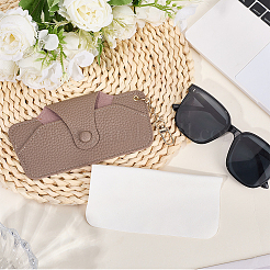 1Pc Rectangle Imitation Leather Eyeglass Case&nbsp;AJEW-CN0005-50C