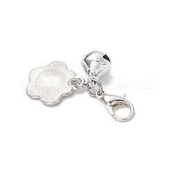 Paw Print Alloy Enamel Pendant Decorations&nbsp;HJEW-JM03803