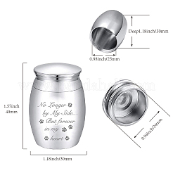Alloy Cremation Urn Kit&nbsp;AJEW-CN0001-10T