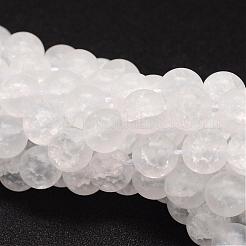 Synthetic Crackle Quartz Bead Strands&nbsp;CCG-K002-6mm-M