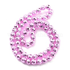 Electroplated Synthetic Non-magnetic Hematite Beads Strands&nbsp;G-B132-B01-01C