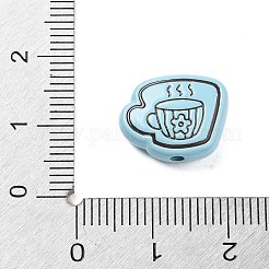 Spray Painted Alloy Beads&nbsp;LS-FIND-C064-01B