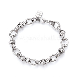 Brass Chain Bracelets&nbsp;LS-BJEW-N032-06P