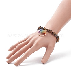 Natural Tiger Eye Stretch Bracelet&nbsp;BJEW-JB08748-03