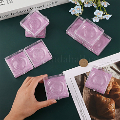 Portable Clear Rectangle Empty Eyelash Case&nbsp;CON-WH0086-077