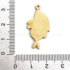 Stainless Steel Enamel Pendants&nbsp;LS-STAS-I065-01G-02