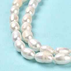 Natural Cultured Freshwater Pearl Beads Strands&nbsp;PEAR-E016-195