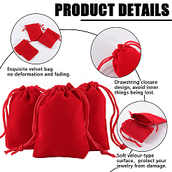 Rectangle Velvet Drawstring Pouches&nbsp;TP-BBC0001-06B