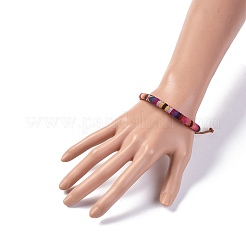 Rope Cloth Ethnic Cords Bracelets&nbsp;BJEW-JB04183-M