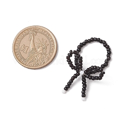 2Pcs Glass Beads Finger Rings&nbsp;RJEW-TA00207