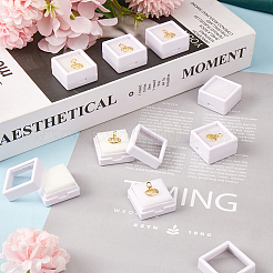 20Pcs Acrylic Jewelry Box&nbsp;OBOX-GF0001-12