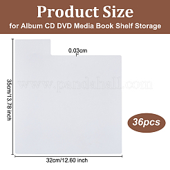 Plastic Vinyl Record Divider&nbsp;AJEW-WH0348-350