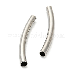 Non-Tarnish 304 Stainless Steel Tube Beads&nbsp;STAS-B047-27L-P
