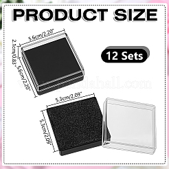 Transparent Plastic Loose Diamond Storage Boxes&nbsp;CON-WH0083-018B