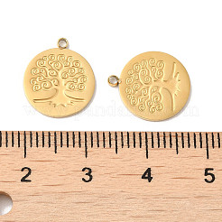 Manual Polishing 304 Stainless Steel Charms&nbsp;STAS-P335-02G