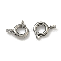 Tarnish Resistant 304 Stainless Steel Spring Ring Clasps&nbsp;STAS-O040-A-04