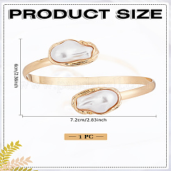 1Pc Iron Cuff Bangles&nbsp;BJEW-LP0005-02G