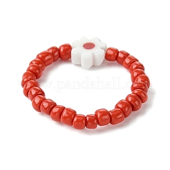 Glass Seed Beads Stretch Rings&nbsp;RJEW-MZ00023