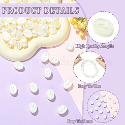 120Pcs ABS Plastic Imitation Pearl Beads&nbsp;FIND-YW0010-68