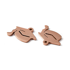 304 Stainless Steel Pendants&nbsp;LS-STAS-WH0031-20RG