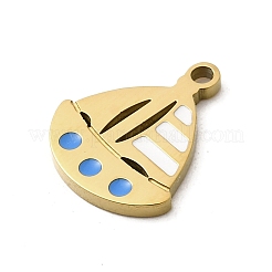 304 Stainless Steel Enamel Charms&nbsp;STAS-I336-36G