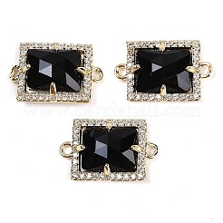 Natural Mixed Gemstone Faceted Rectangle Links&nbsp;G-I375-07G