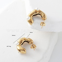 304 Stainless Steel Stud Earrings&nbsp;PZ8737
