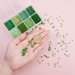 8/0 Round Glass Seed Beads&nbsp;SEED-PH0006-3mm-07