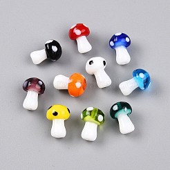 Handmade Lampwork Beads Strands&nbsp;X-LAMP-E015-03L