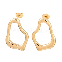 304 Stainless Steel Stud Earrings&nbsp;EJEW-G457-01G
