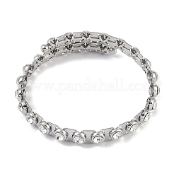 Brass Crystal Rhinestone Bangles for Women&nbsp;BJEW-H609-01P