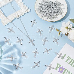 50Pcs Alloy Crystal Rhinestone Pendants&nbsp;ALRI-ME0001-02