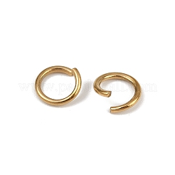 304 Stainless Steel Open Jump Rings&nbsp;X-STAS-Z137-01G-06