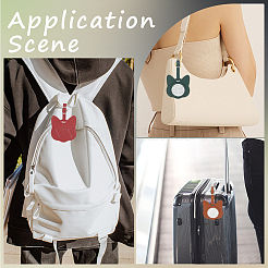 5Pcs 5 Colors PU Leather Luggage Tags&nbsp;AJEW-CL0002-59B