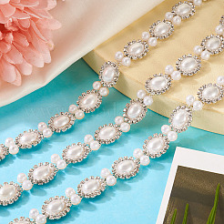 Flower Iron Rhinestone Cup Chains&nbsp;FIND-TAC0007-17D