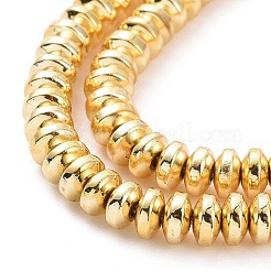 Electroplate Non-magnetic Synthetic Hematite Beads Strands&nbsp;X-G-L485-04B-G