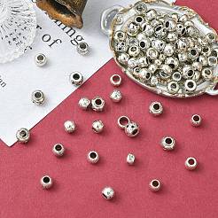 100Pcs 10 Styles Tibetan Style Alloy European Beads&nbsp;TIBE-CJ0001-32